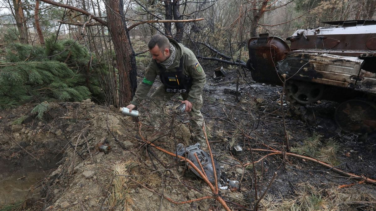 Ukrajinci použili při protiútoku kazetovou munici
